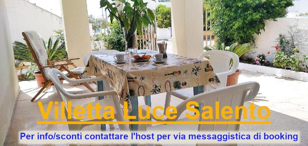 Villetta Luce Salento マリーナ・ディ・ペスコルーゼ エクステリア 写真